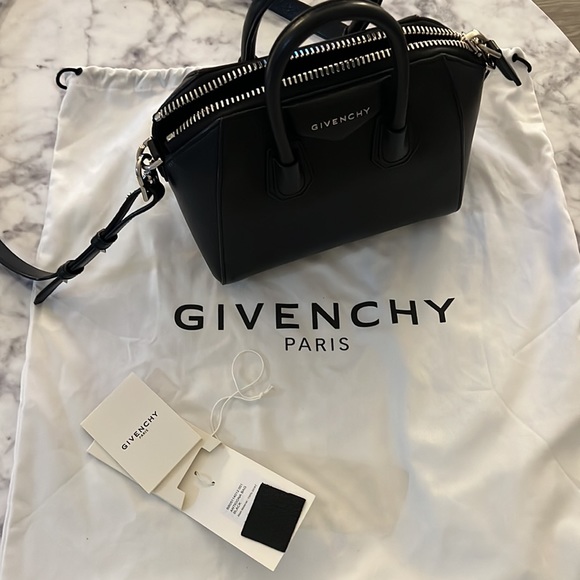 Givenchy Handbags - Givenchy Mini Antigona Black Bag Authentic